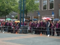Op 9 juni 2012 voor het eerst na 11 jaar weer een taptoe in het centrum van Mijdrecht op het Raadhuisplein.